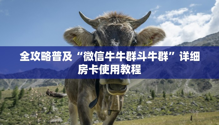 全攻略普及“微信牛牛群斗牛群”详细房卡使用教程 全攻略普及“微信牛牛群斗牛群”详细房卡使用教程